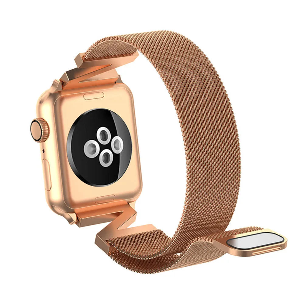 Браслет Миланская петля для Apple Watch 4 Z 40 мм 44 Наручные часы