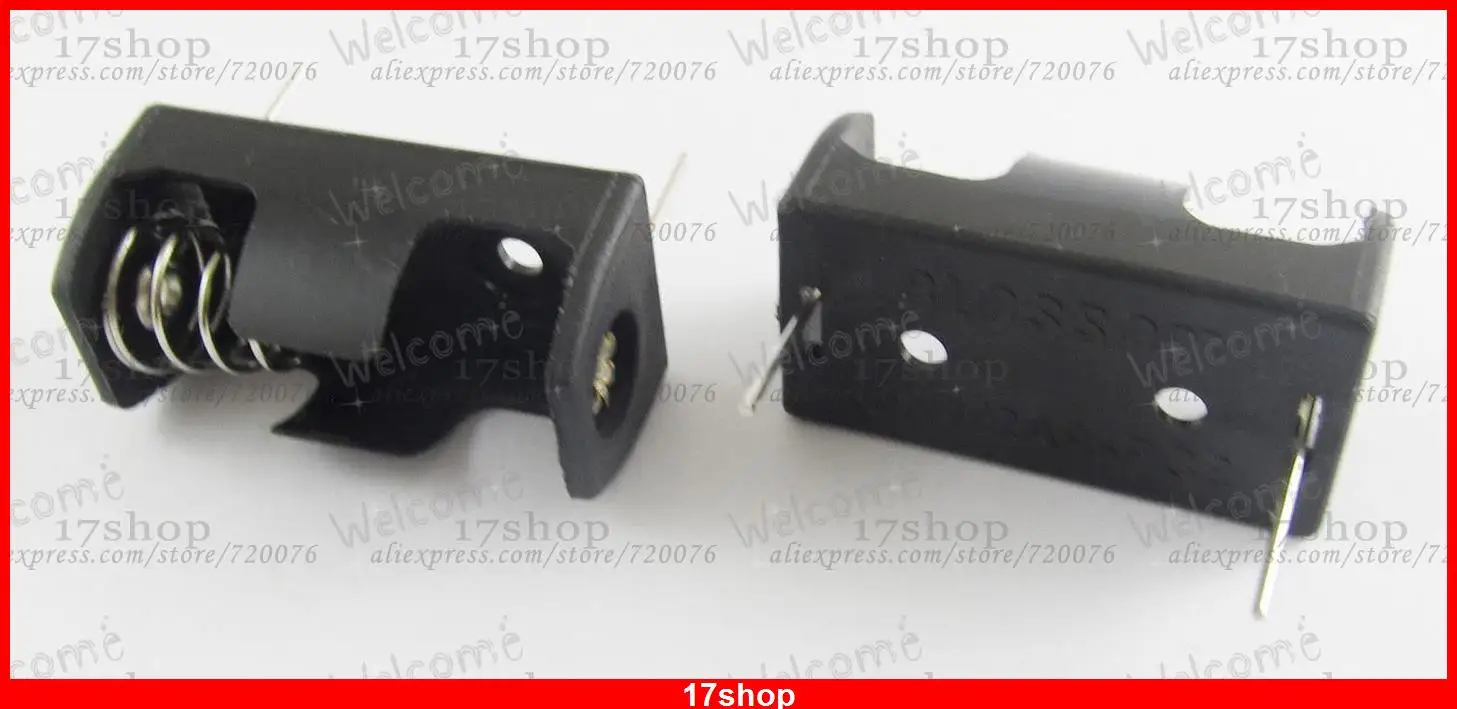 10 шт. x 1/2 AA 1/2AA 14250 батарея коробка для хранения Чехол держатель 3 6 V PCB Pin припой
