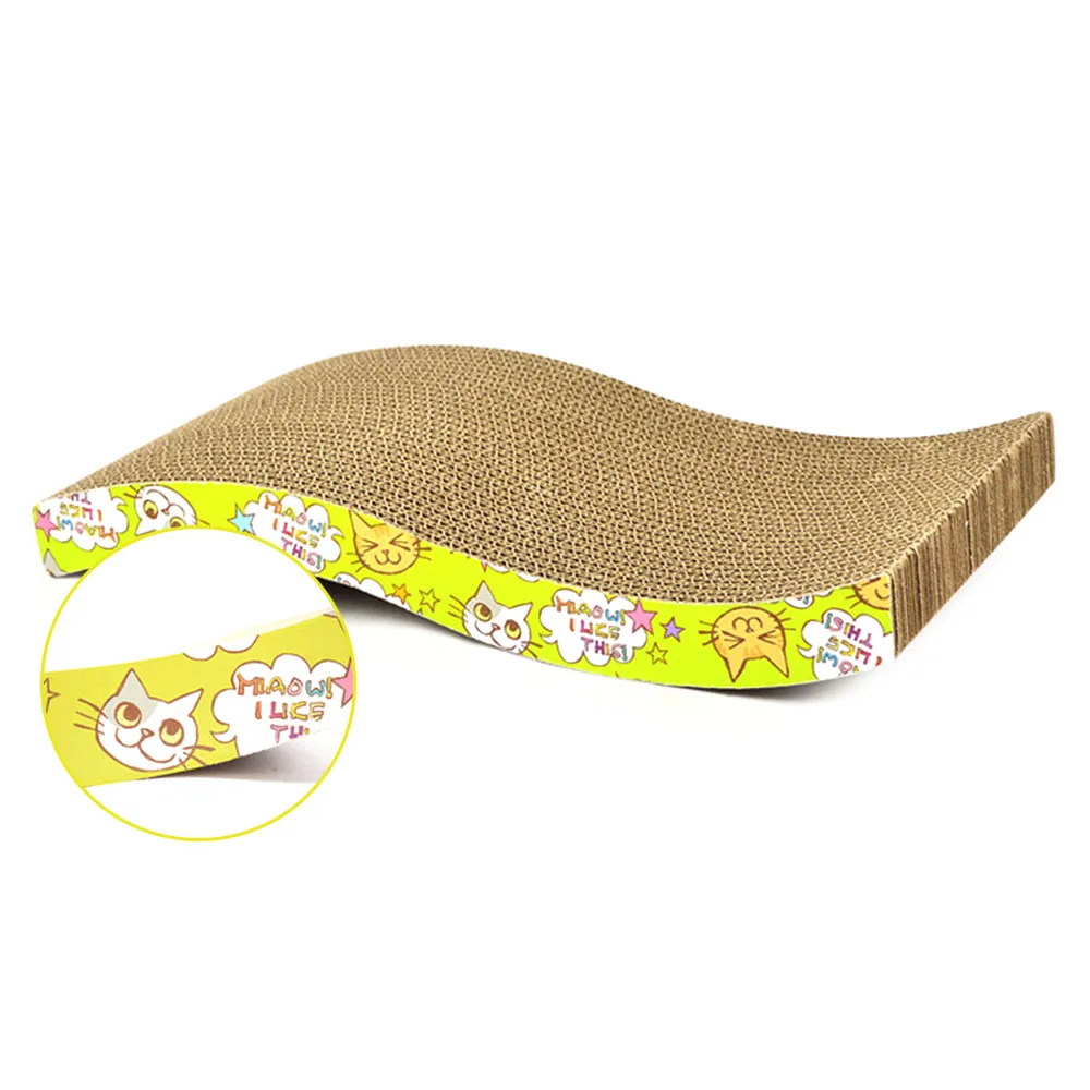 Когтеточка для кошек в форме м гофрированная бумага коврик когтеточки|Мебель и