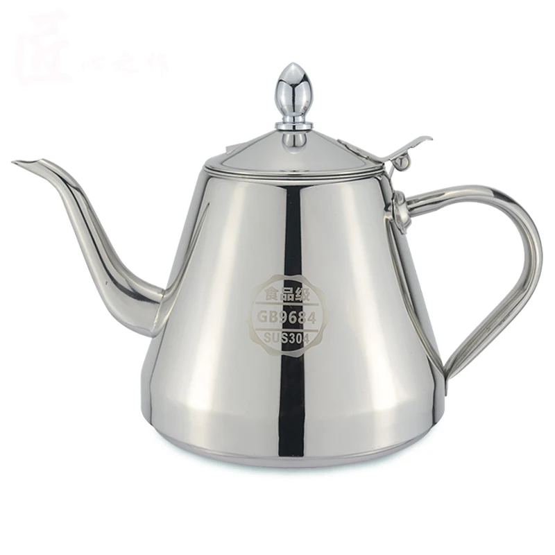 

Sanqia 1300ml 304 stainless steel coffee pot gooseneck Coffee Drip Kettle drip pot coffee percolators stainless steel pitcher
