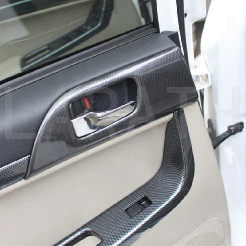 Для mitsubishi lancer 2010 2011 2012 Interiol дверная ручка крышки отделка интерьера, двери, окна лифт переключатель покрытие автомобиля аксессуары 4 шт