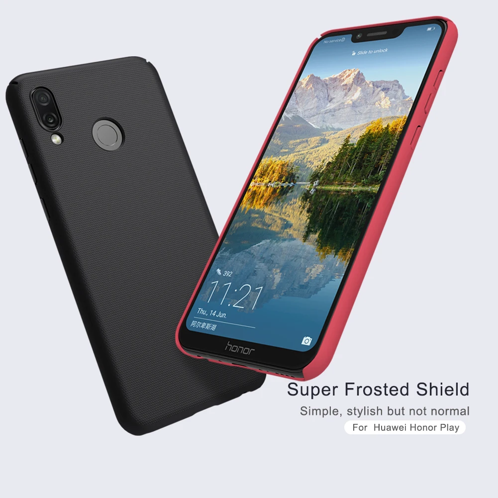 Чехол для huawei Honor Play 6,3 ''Nillkin матовый щит жесткая задняя крышка из ПК чехол для huawei Honor Play