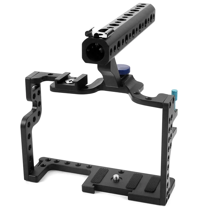Professional Camera Cage Slr Stabilizer Protective Case Mount For Panasonic Gh3 / Gh4 With Top Handle Grip Digital Phot # |