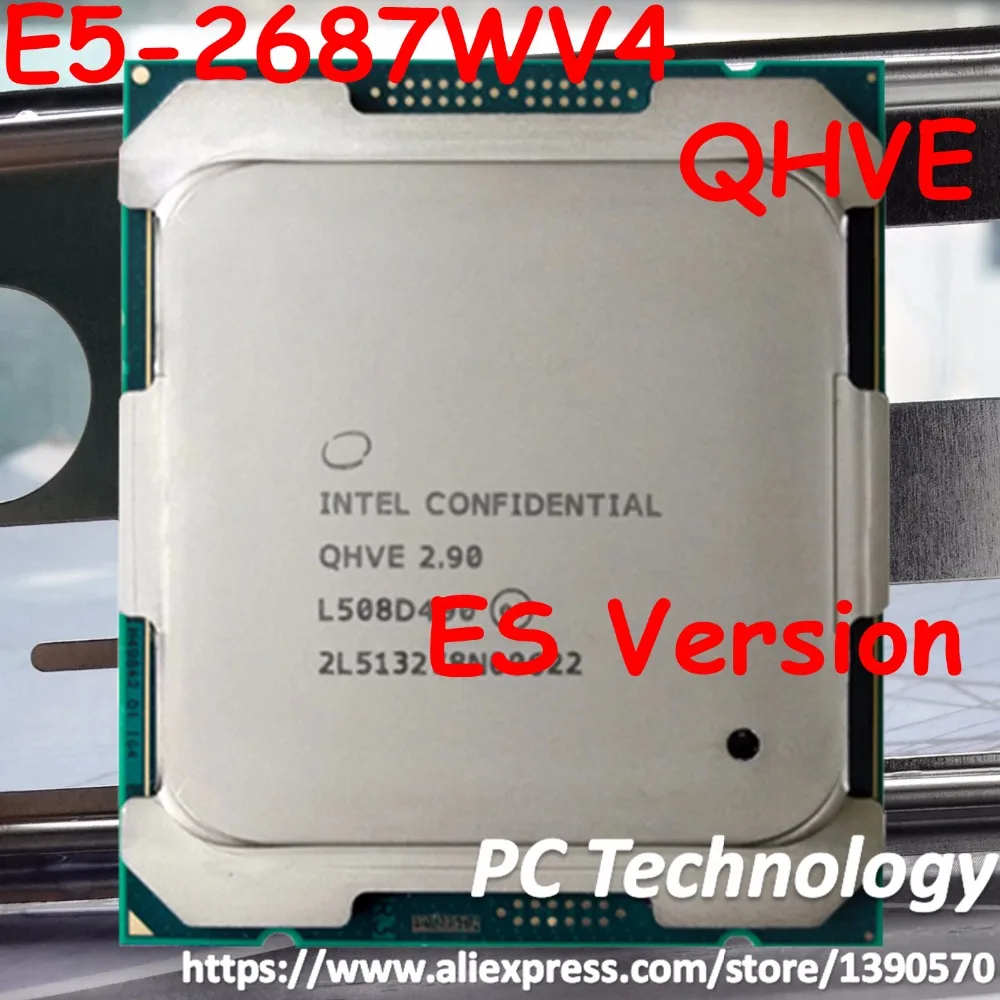 E5 2687WV4 Original Intel Xeon ES Version 2 90 ГГц 12 ядерный 30 Мб SmartCache 2687 Вт V4 LGA2011 3 160 Гарантия 1 год|intel