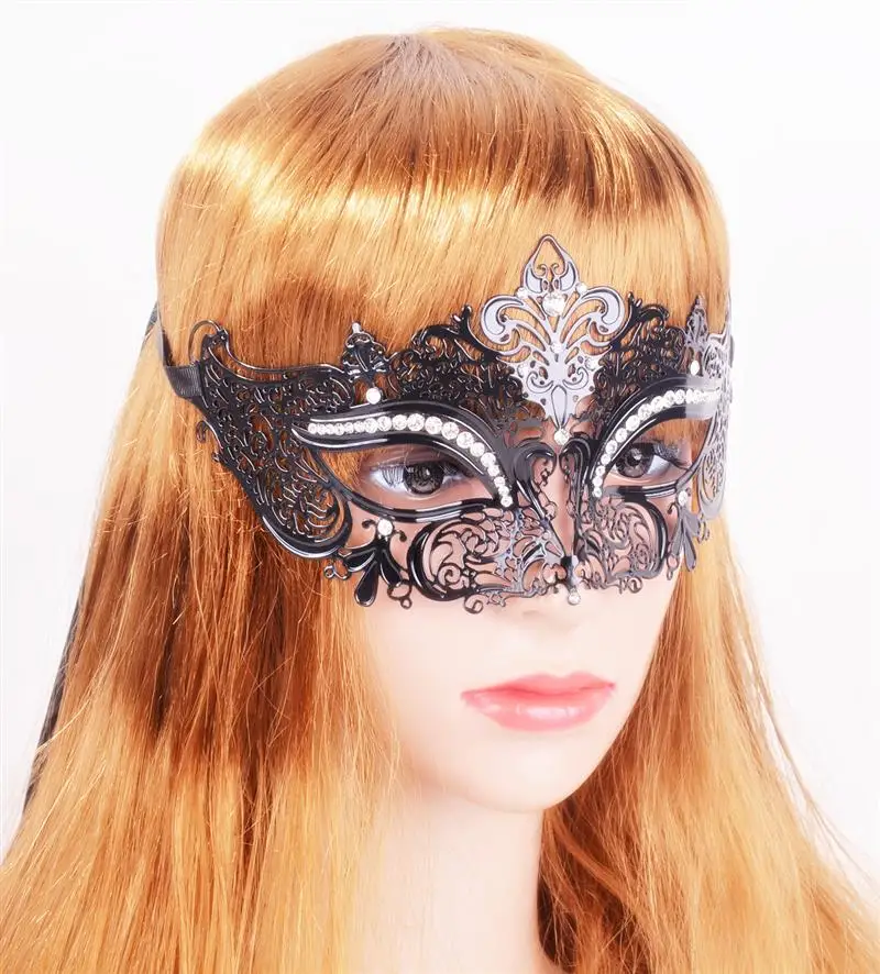 Женская маска для лица FunPa с лазерной резкой Очаровательная металлическая