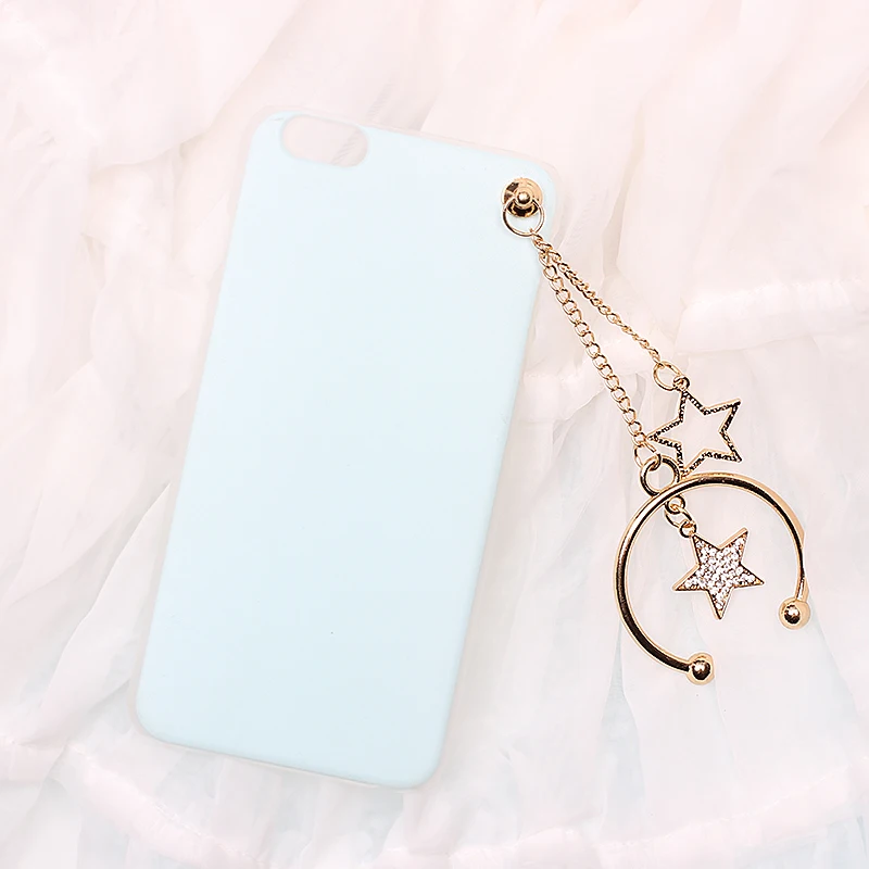 Для iPhone 4 4S 5 5S 6 6 S 7 7 S 8 Plus X звезда кулон мобильный чехол для телефона чехол сумка накладка на корпус маска