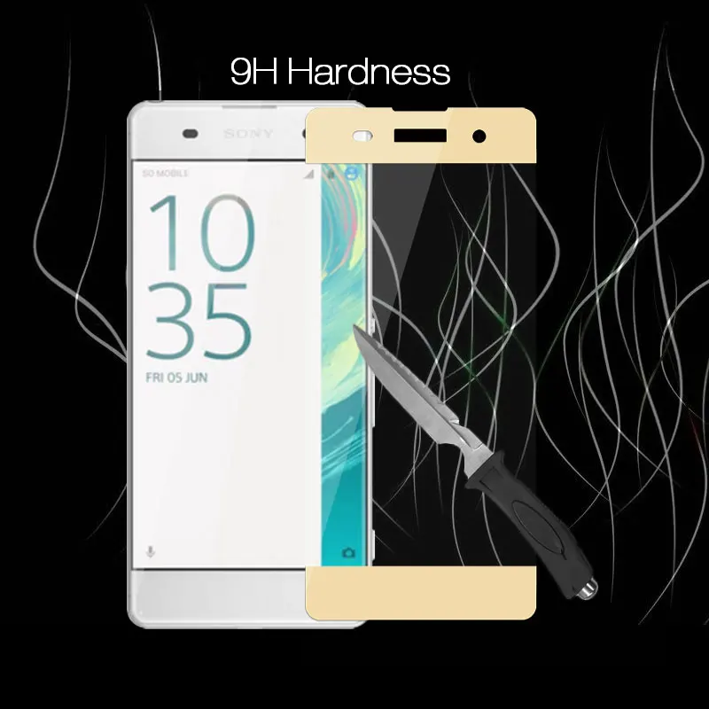 Защитное стекло для экрана телефона для sony XA F3112 Защитная пленка для sony Xperia XA полное покрытие закаленное стекло для sony XA F3111