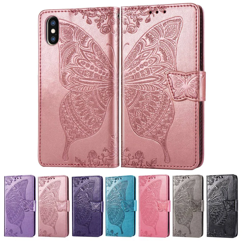 Кожаный чехол-кошелек с откидной крышкой для iPhone 11 Pro XS MAX XR X 8 7 6 6S Plus задняя крышка