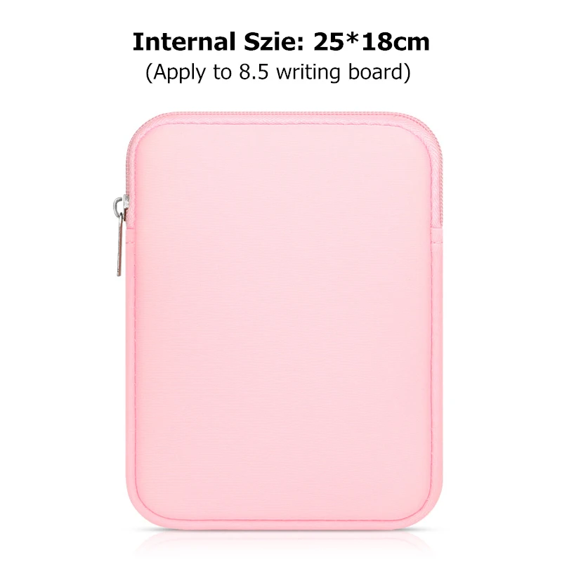 Soft bag Pink Портативный Смарт 8," дюймовый ЖК-планшет для письма, цифровой планшет для рисования, блокноты для рукописного ввода, электронная доска для планшета, ультратонкая доска - Цвет: Soft bag Pink