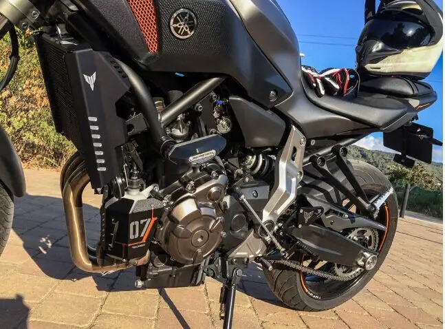 MT07 FZ07 мотоциклетные Хладагент восстановления Танк Экранирование Чехол для YAMAHA