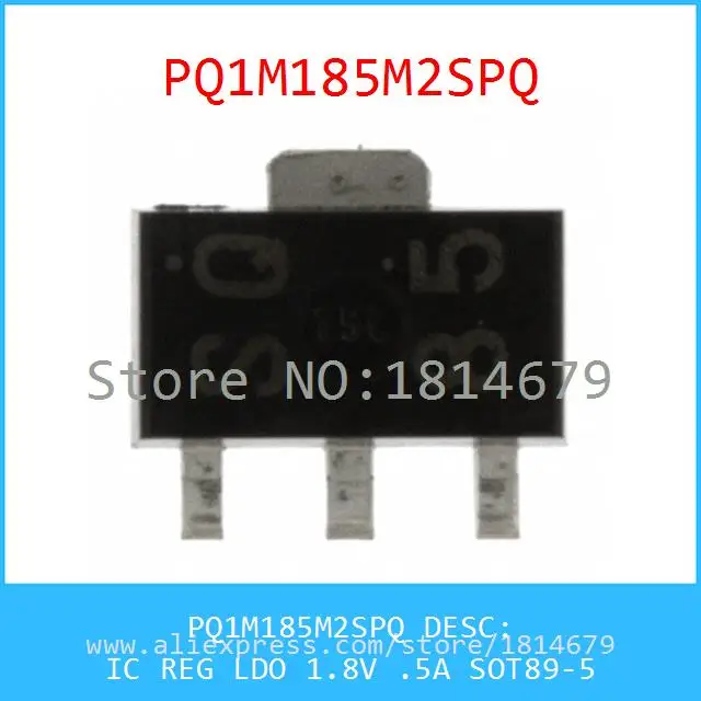 Бесплатная Доставка 3 Шт./лот PQ1M185M2SPQ IC REG LDO 1.8 В. 5A SOT89 5 1M185 PQ1M185|ldo package|ldo regulatorldo noise |