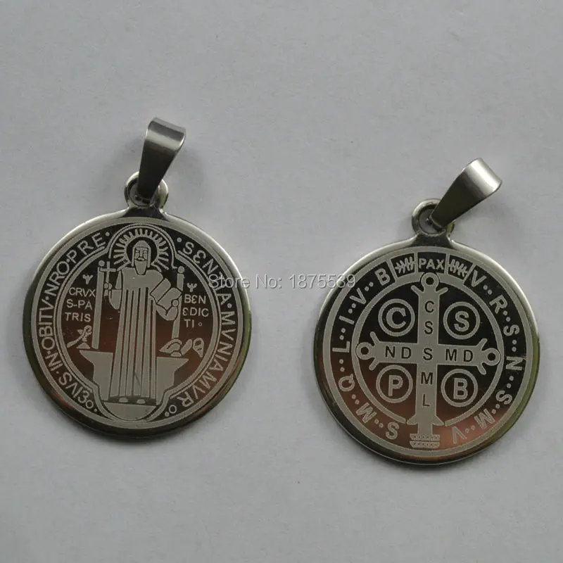Круглая медальная подвеска из нержавеющей стали | Украшения и аксессуары