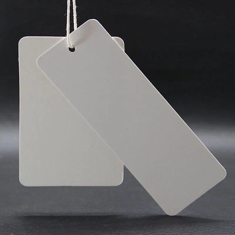 Пользовательский логотип напечатанная бумажная подвесная бирка ценник