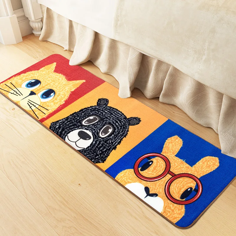 Мягкие Мультяшные коврики впитывающие Нескользящие Коврики для домашнего