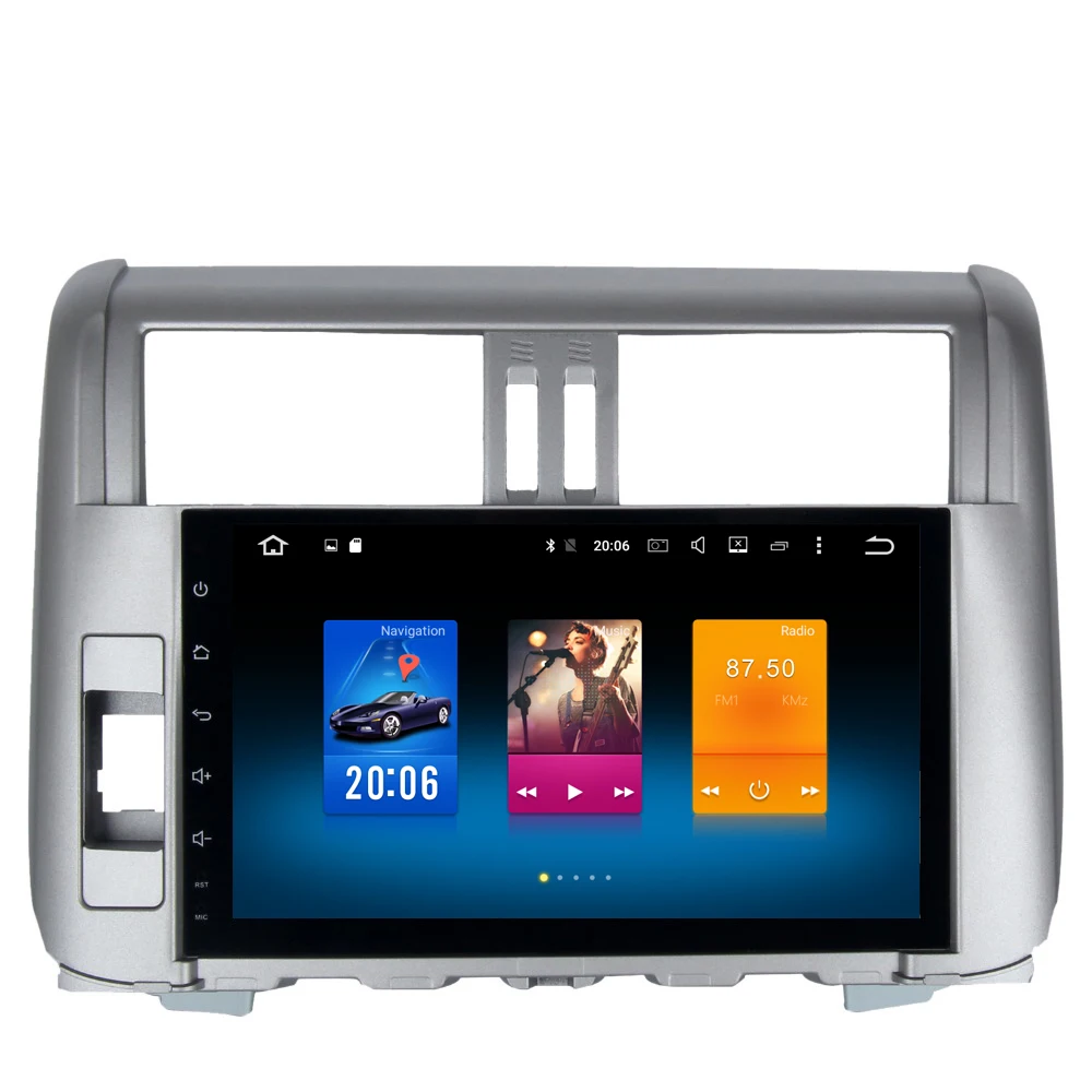 9 &quotAndroid 6 0 Автомобильный Стерео gps для Toyota Prado 2010 2011 2012 2013 с восьмиядерным