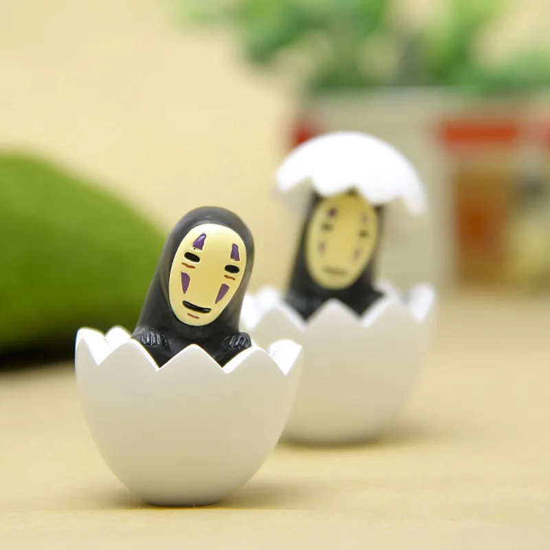 Студия Ghibli Унесенные призраками нет лицо человека в яйца фигурку Безликий