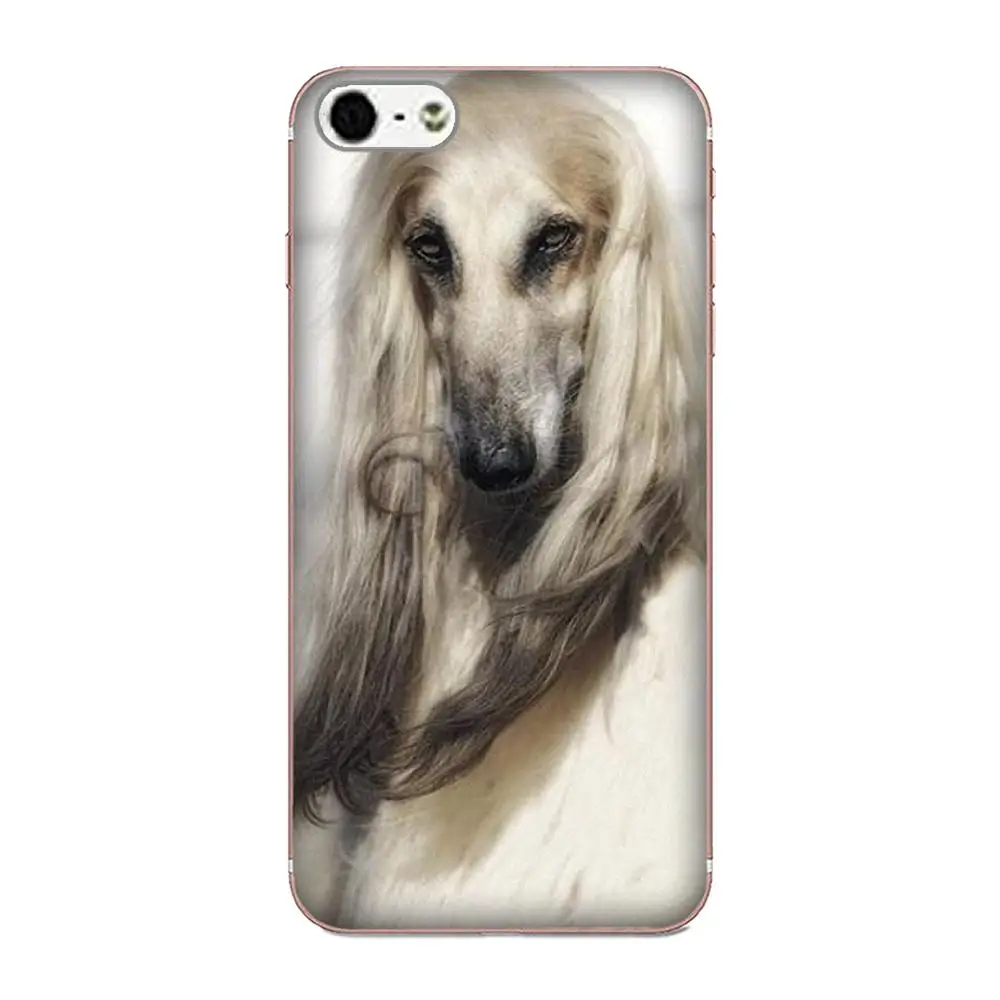 TPU чехол для телефона Sony Xperia Z Z1 Z2 Z3 Z4 Z5 compact Mini M2 M4 M5 T3 E3 E5 XA XA1 XZ Premium Afghan Hound Dog Puppies