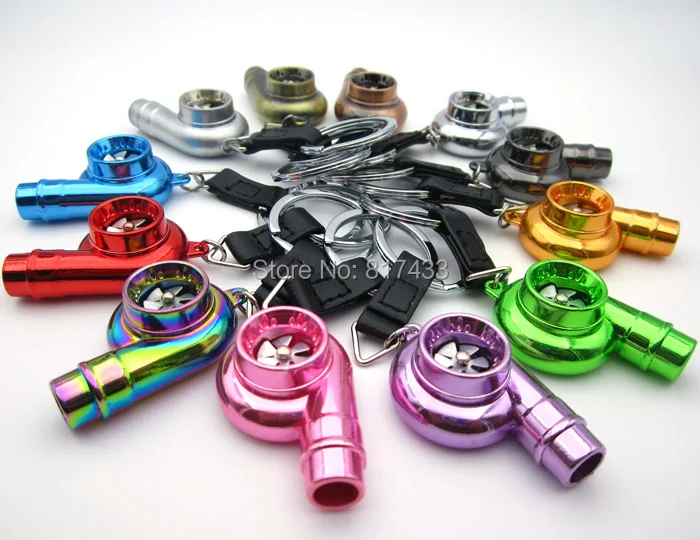 Настоящий Турбокомпрессор со свистком подшипник спиннинга брелок для