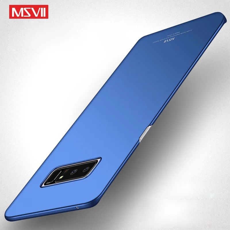 Msvii Оригинальный Роскошный Скраб чехол для Samsung Galaxy Note 8 Тонкий Жесткий ПК матовое