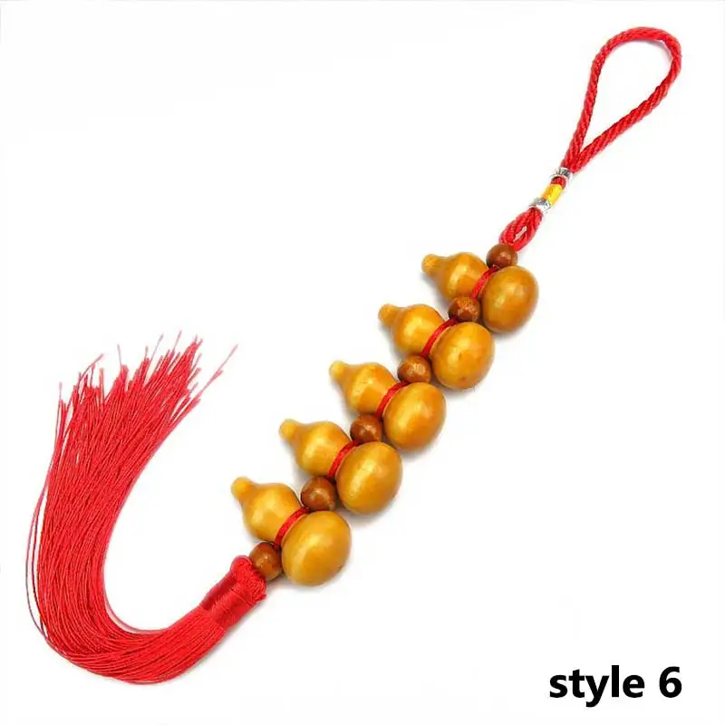 style 6 Брелок 1 шт. красный китайский узел пять император денежный кулон украшение счастливый Шарм древняя монета удача автомобильные аксессуары - Цвет: style 6