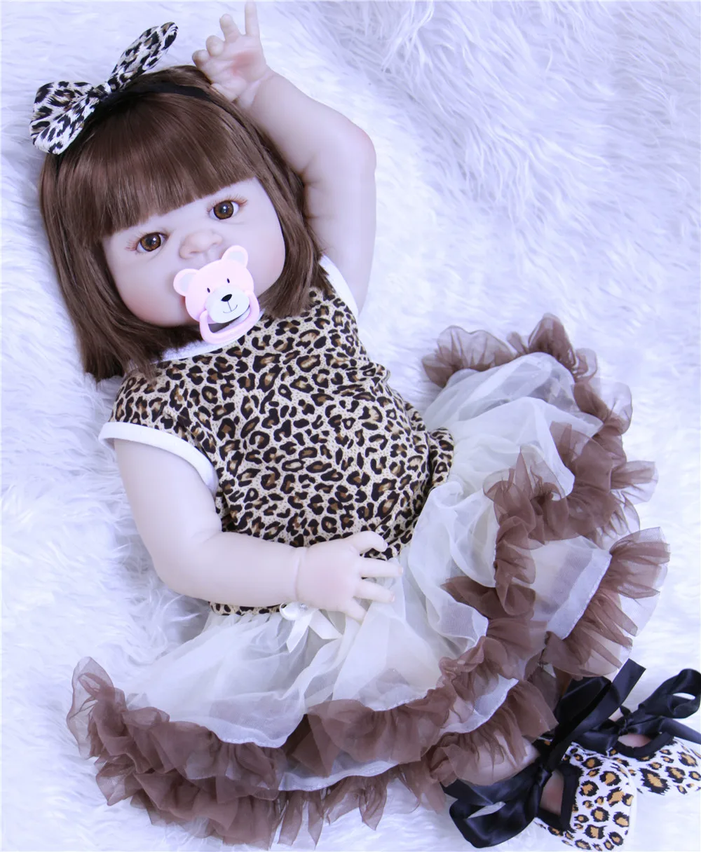 

22 дюймов 55 см Полный Силиконовые Винил принцесса для малышей куклы lol оригинальный для девочек подарок на день рождения подарок ребенку игр...