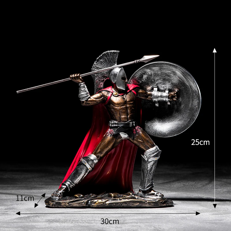 

European-style Ornaments Sculpture Armor Model Home Wine Cabinet Living Room Porch Decorations Handicraft Sculpture Ornaments