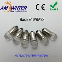 top fashion t4w ba9s e10 bulbs direct selling warm white cars cree chip 2835 smd instrument lights light sourse car styling