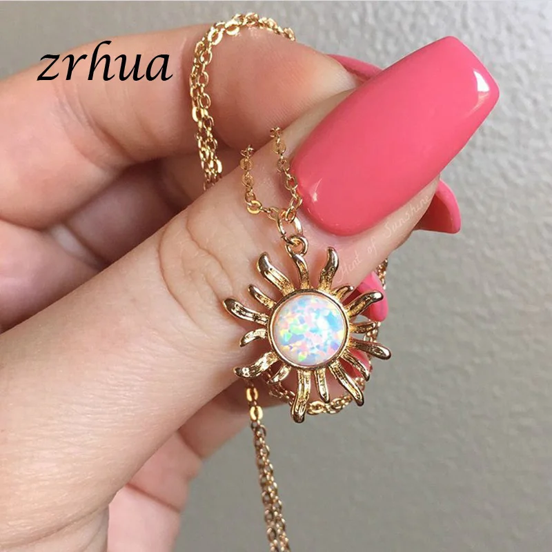 ZRHUA элегантный золотой и серебряный цвет фотоцвет Модный женский чокер с белым