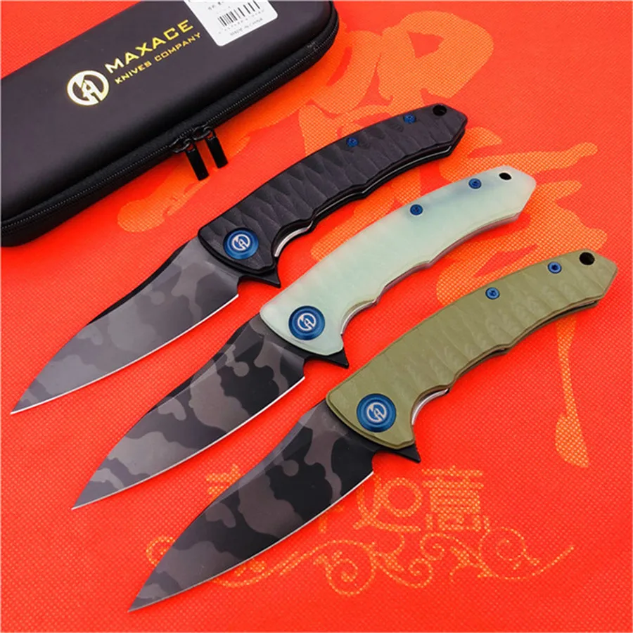 MAXACE Raven K складной нож G10 Ручка Bailu K110 стальной s Открытый Кемпинг рыболовные