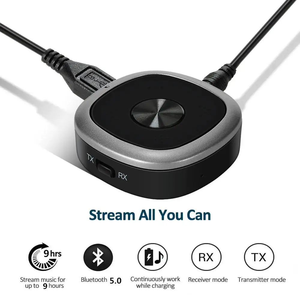 Приемник-передатчик VIKEFON с поддержкой Bluetooth 5 0 и штекером 3 мм | Электроника