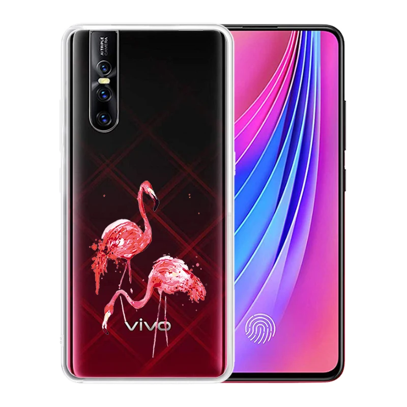 Мягкий силиконовый прозрачный ТПУ чехол для VIVO V17 Pro Nex 3 S1 Asia V15 V11 V9 V7 V5 Youth прочный с