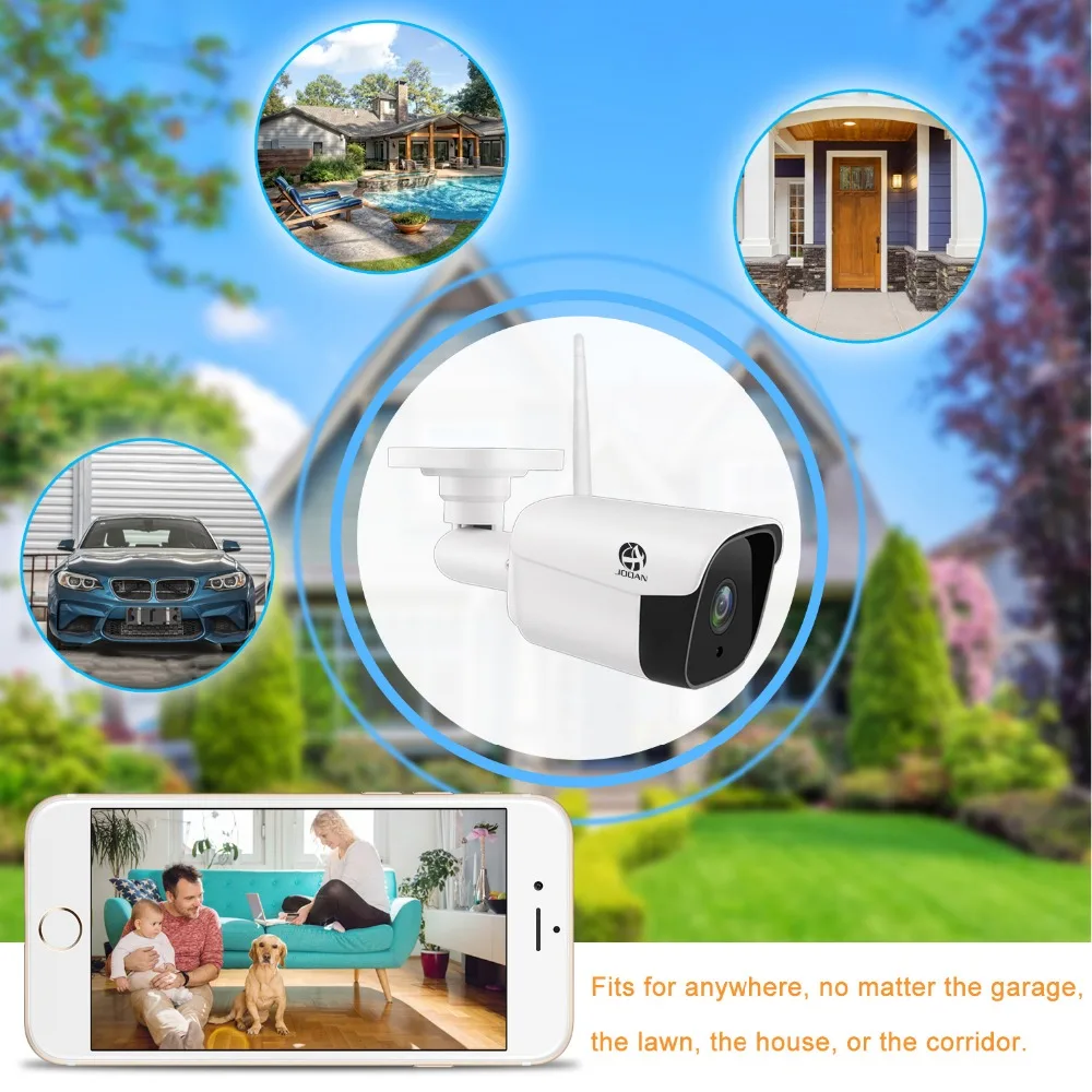 Беспроводная HD Wifi ip-камера 1080P wifi P2P Водонепроницаемая Onvif металлическая пуля уличная камера CCTV безопасности Wi fi сеть белая IPCam
