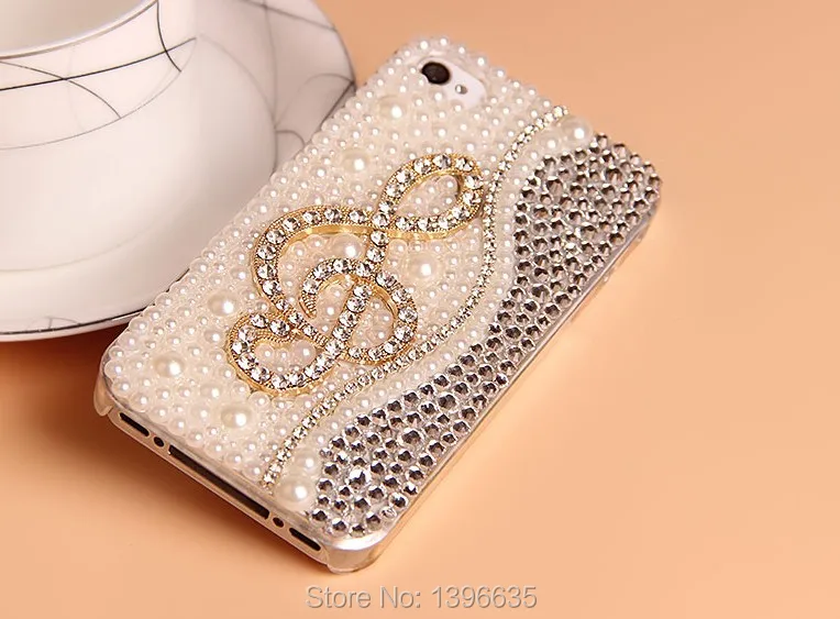 Cool 3D Pearl Piano Music Note Perfume Bling Capa Cases for iPhone SE 2020 11 Pro Max XS MAX XR X 6 6S 7 8 Plus 5 5S |