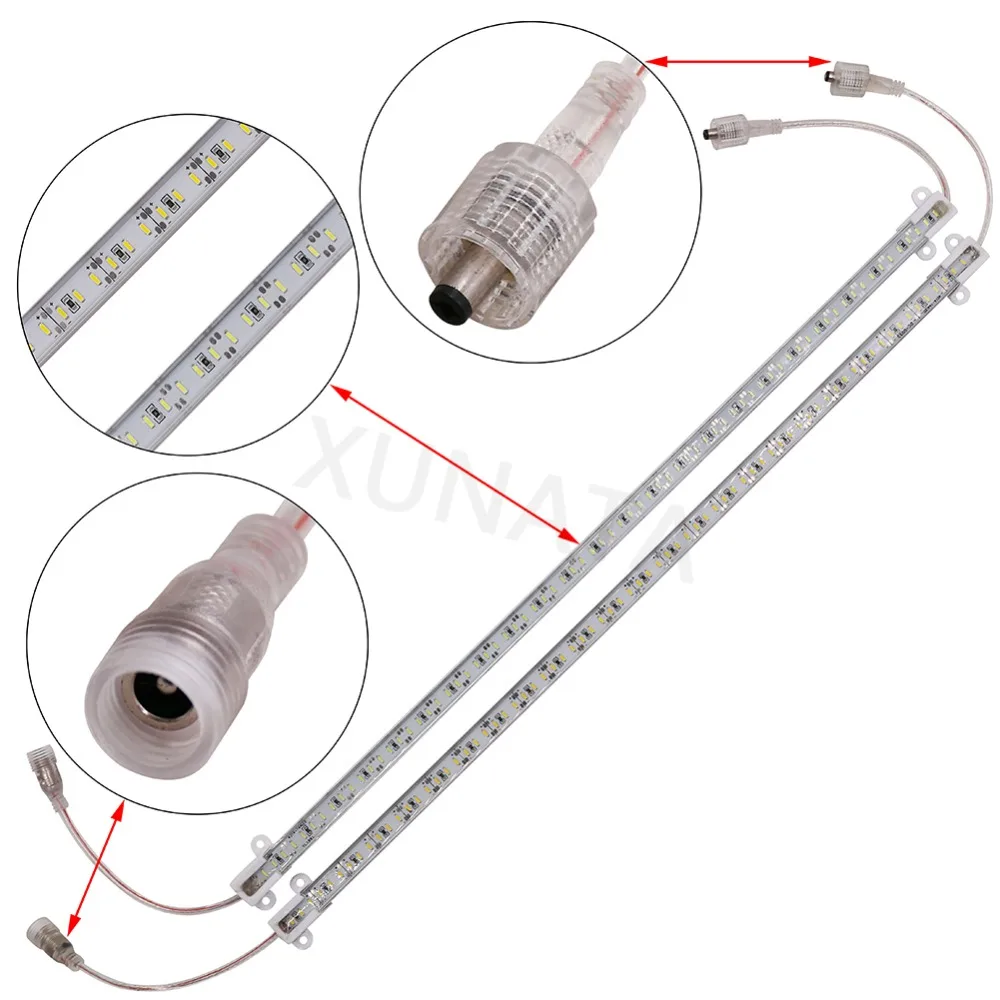 DC12V 72Leds/pc 0.5m/pc IP68 Waterproof Outdoor White Warm LED Hard Strip | Лампы и освещение