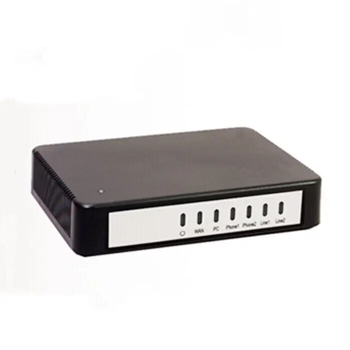 Newrock 2 FXO шлюз SIP voip телефонии аналоговый VoIP адаптер. Звездочка Elastix совместимы ATA