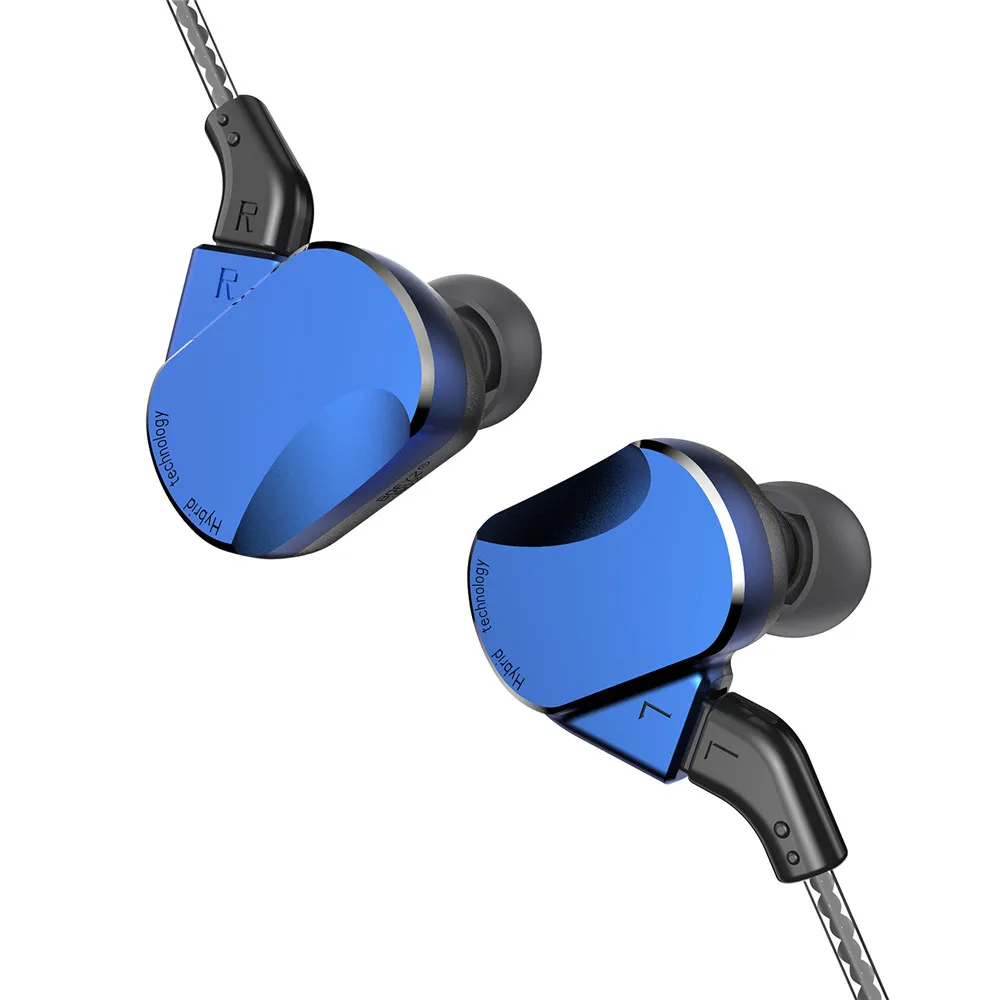 BQEYZ BQ3 In-Ear Moniter HiFi наушники алюминиевые металлические наушники-вкладыши корпус 0,78 мм сменный кабель