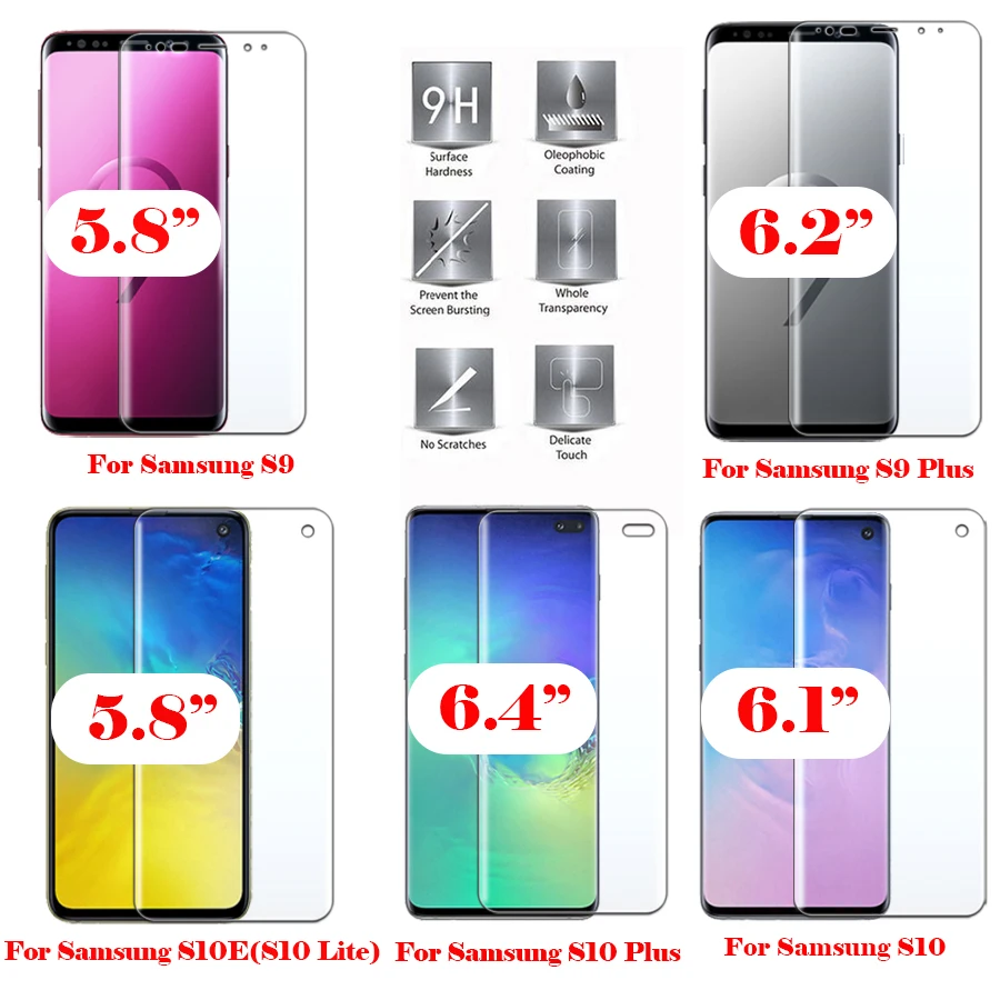 Защитная пленка для экрана samsung s10 plus hydrogel s9 s10e s10plus lite light s 9 10 tpu tremp verre|Защитные