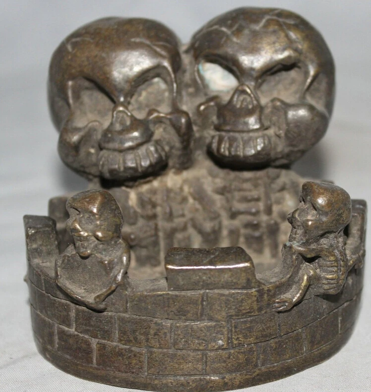 Песня voge gem S2454 4 &quot китайская династия дворец бронзовая Мужская и женская статуя