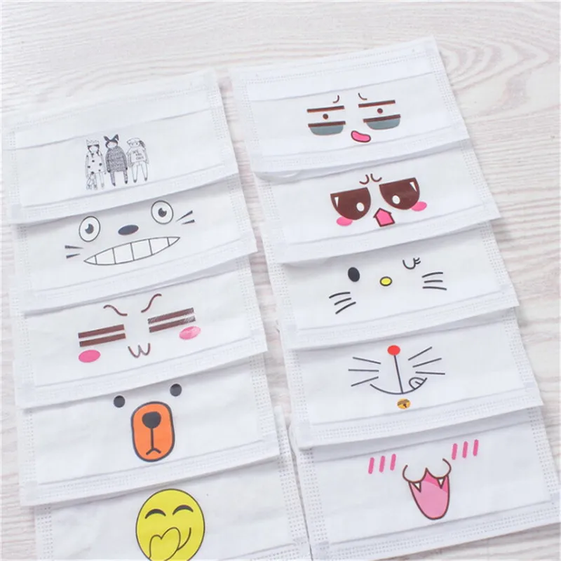 5PCS 1/5/10/20/50 шт 3 слоя пыле для лица Защитная крышка маски Анти-пыль одноразовые хирургические медицинские маски со ртом для лица - Цвет: 5PCS