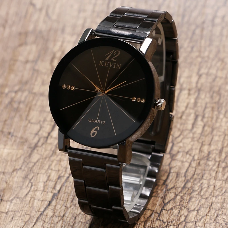 Женские часы KEVIN Creative Элегантные Простые со стразами Модные Аналоговые кварцевые