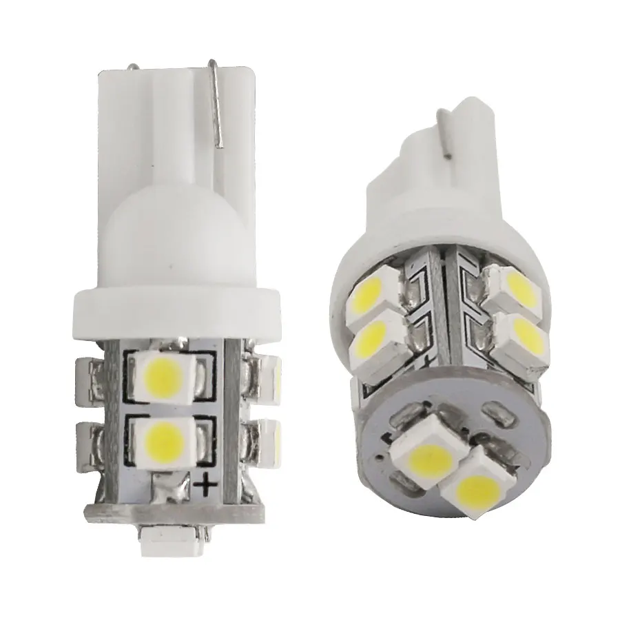 10 шт./лот T10 1210 Белый 10SMD автомобильный Грузовик интерьерный клиновидный