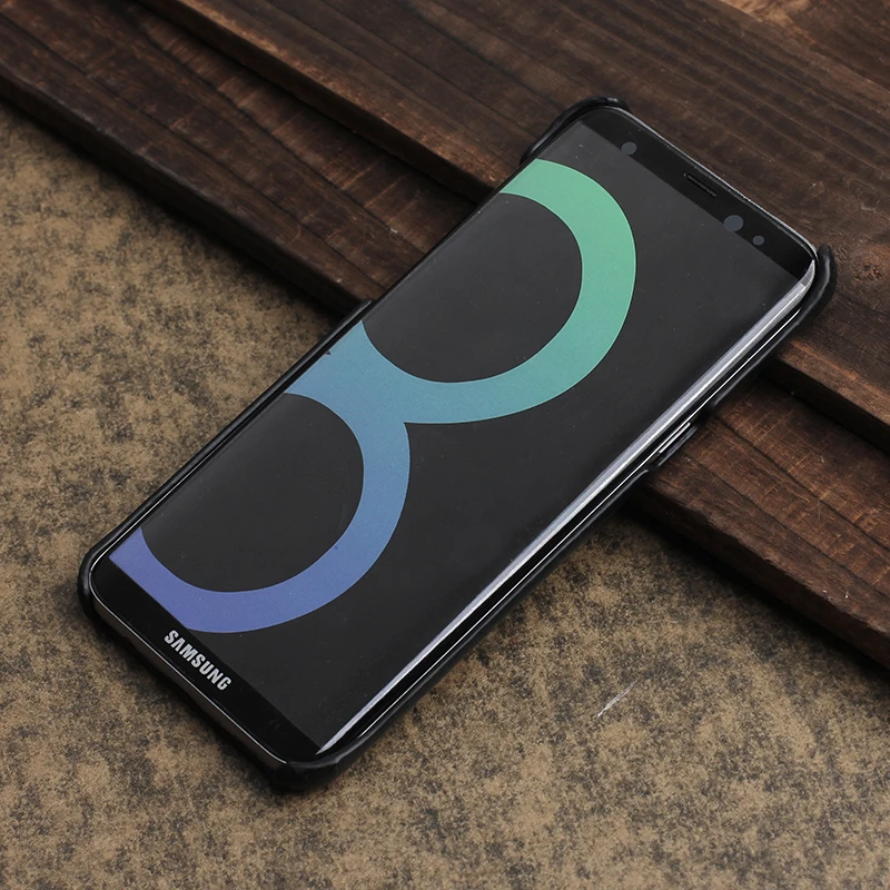 Роскошный брендовый чехол-накладка из натуральной кожи для samsung galaxy s8 plus чехлы для телефонов s8+ оболочка