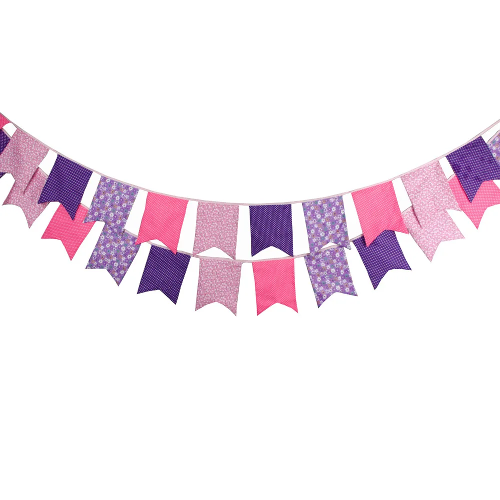 Баннеры из хлопчатобумажной ткани 12 флагов 3 2 м|garland ball|decorative flower garlandgarland tinsel |