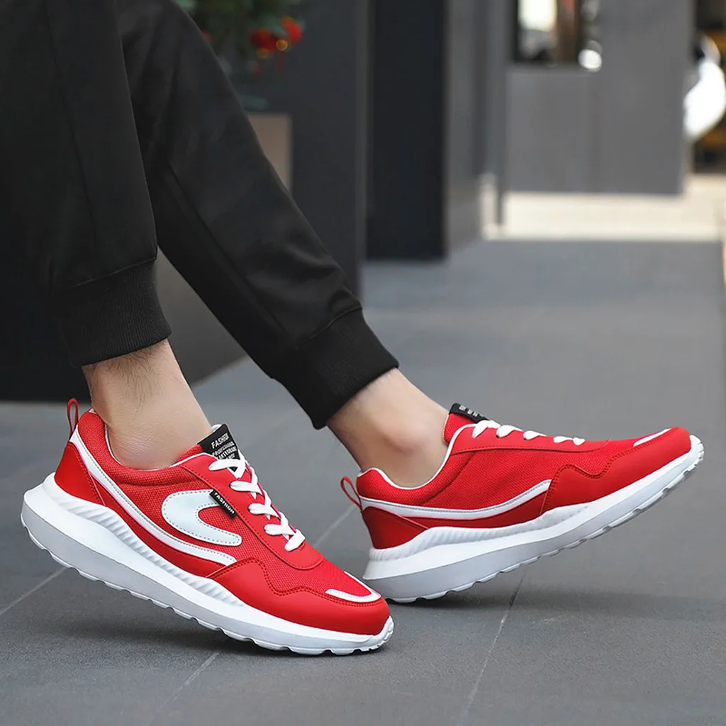 Мужские кроссовки Спортивная обувь Удобные из сетчатого материала Прогулочная