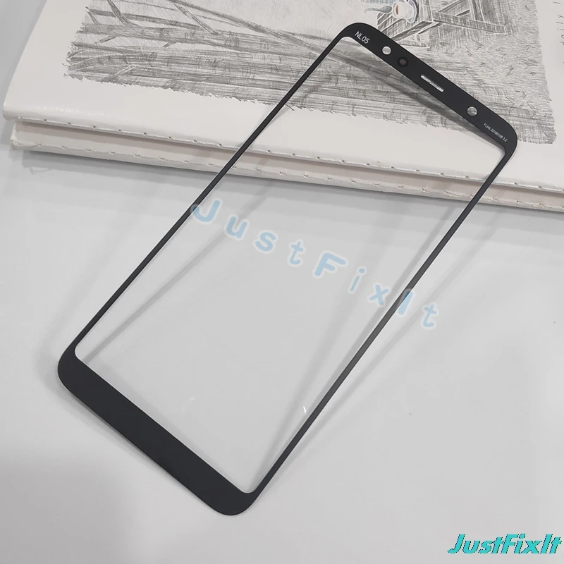 Для Samsung A6 + A8star A9s 2018 A920 сенсорный экран Переднее стекло ЖК внешняя панель Крышка