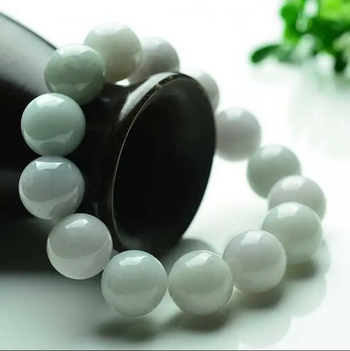 Оптовые натуральные зеленые нефритовые круглые бусины Jadeite 6 1 мм тянущиеся