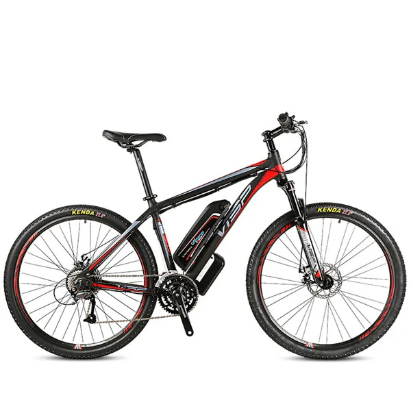 Black red 27,5 дюймов Электрический вспомогательный горный ebike 250 Вт Электрический велосипед 27 скоростей задний привод 48 В литиевая батарея электрический горный велосипед - Цвет: Black red