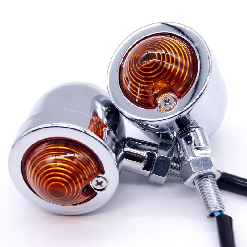 2 шт. универсальные мотоциклетные поворотники огни ретро Поворотная