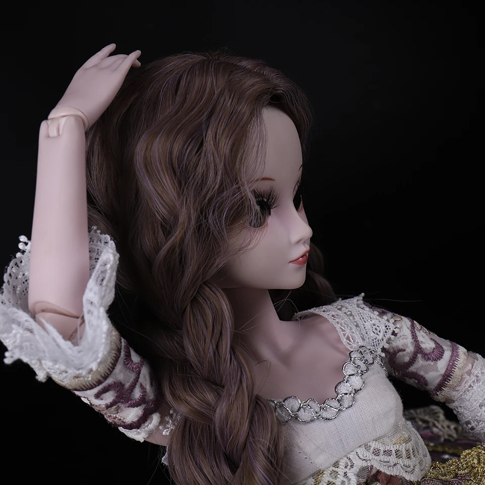 Cataleya 1/3 1/4 BJD волосы высокая температура длинные серые прямые и Курчавый BJD парик SD для BJD куклы