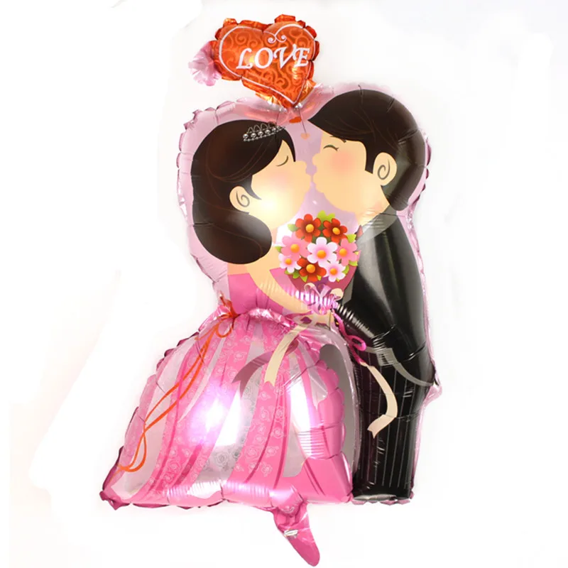 TSZWJ U-032 new 73cm kiss the bride and groom aluminum balloon party toy decoration | Дом и сад